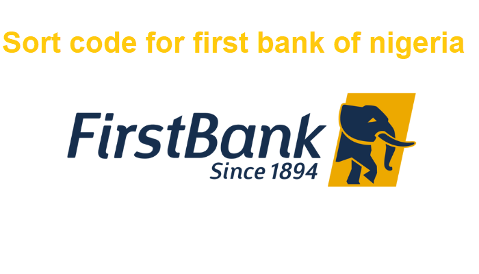 Sort Code for First Bank of Nigeria