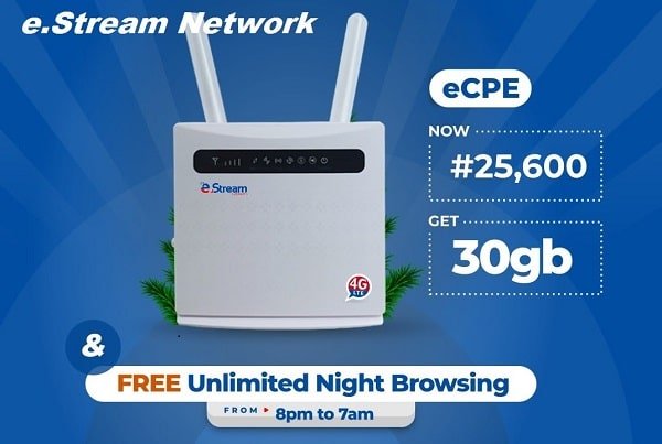 Estream networks data plan