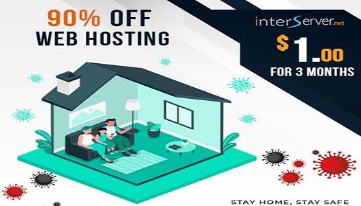 (Promo) $1 for 3 Months Web Hosting offered by Interserver